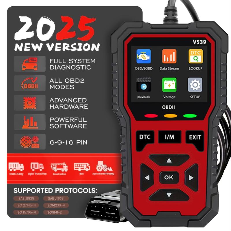 Professional OBD2 Diagnostic Scanner, USB Powered, Engine Fault ...