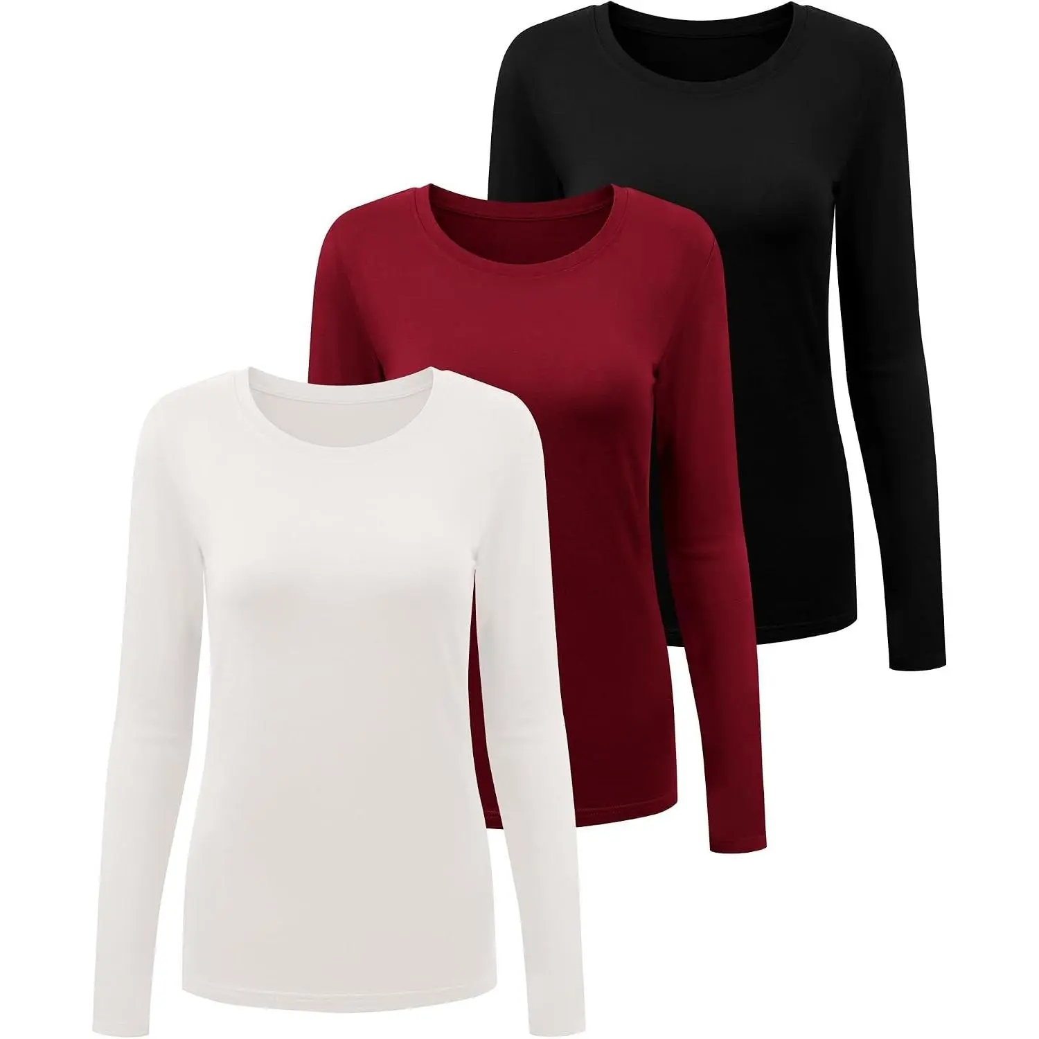 Black/White/Burgundy