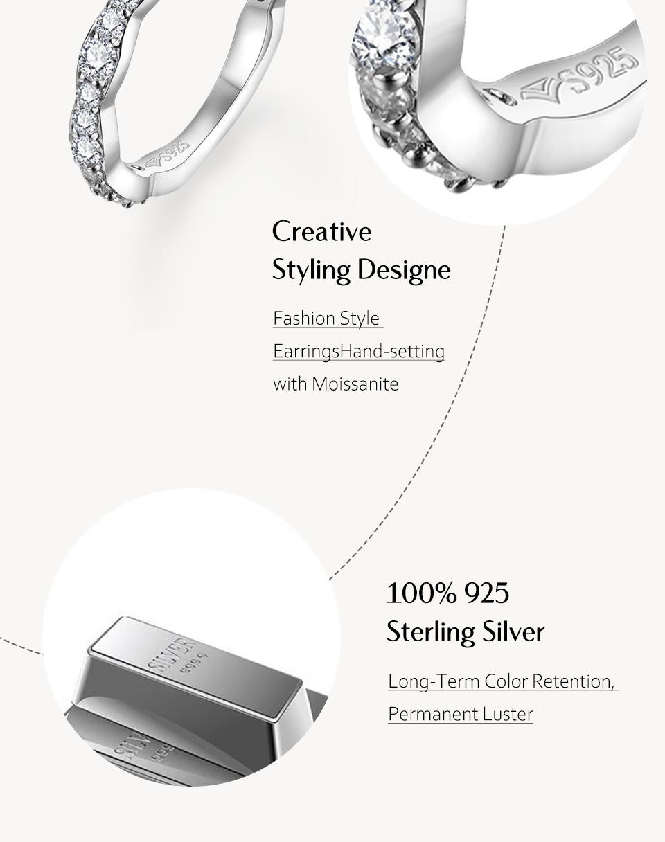 D Color VVS1 Synthetic Moissanite Ring for Women Wedding Band Daily Wear Engagement Fine Jewelry R238 SpringStatements