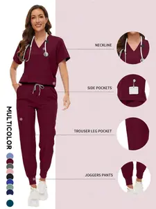 Scrubs Women Nursing Beauty SPA Uniforms Pet Clinic Store Veterinary Dentistry Work Clothes Set High-Quality Nurse Uniform Workwear