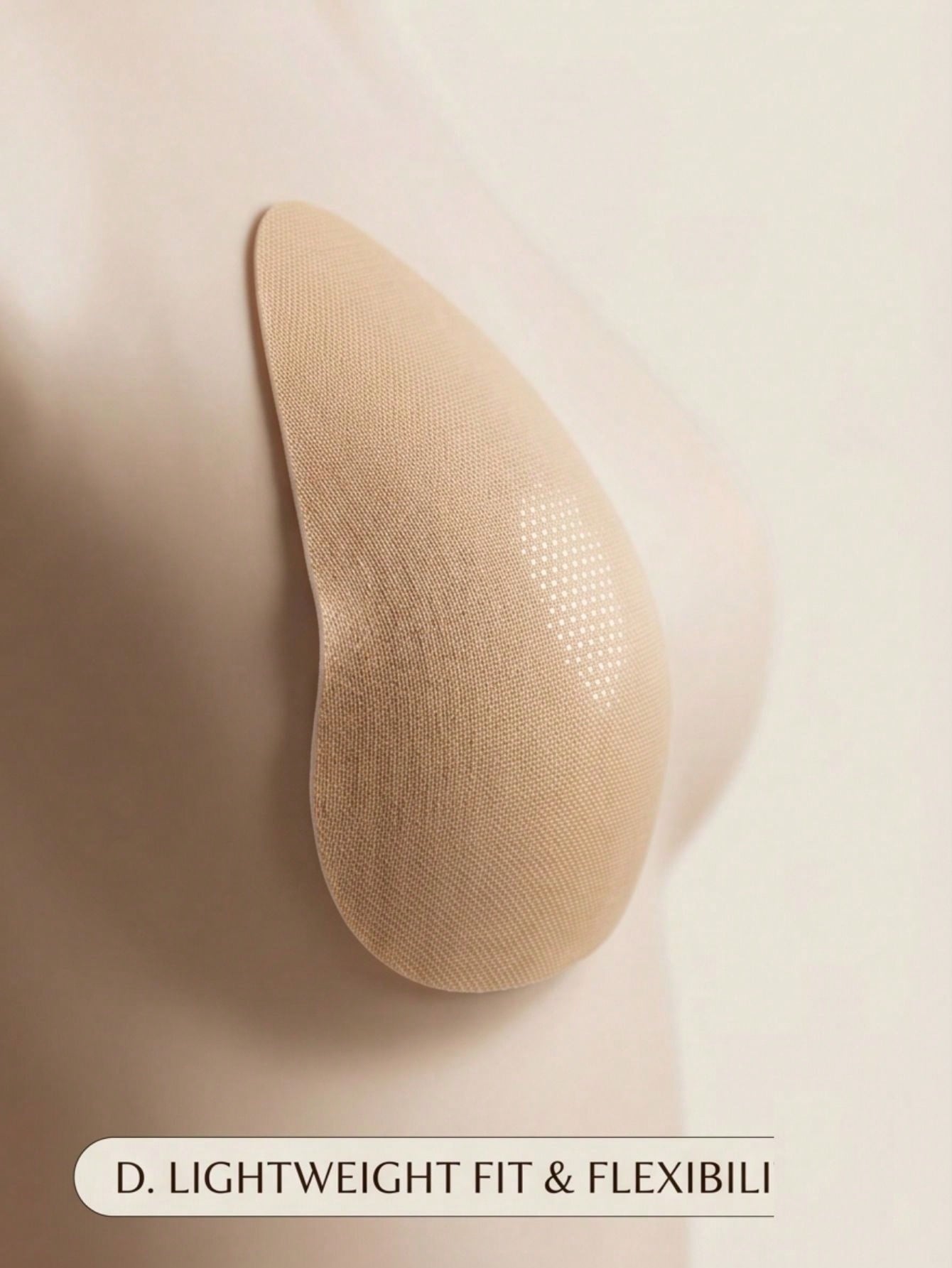 8/4/2pcs (for B/E Cup) Invisible Adhesive Strapless Lift Suitable for Large Breasts, Non- Breast Stickers with Instant Lift, Beige/Coffee/Black, Discreet Enhancer for Daily Wear & Special Occasions