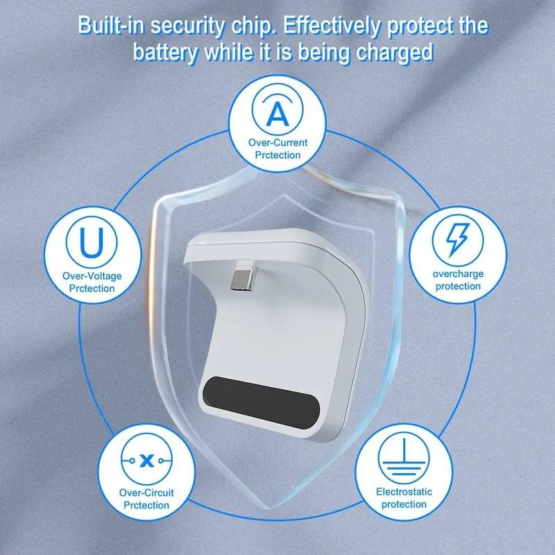 Rechargeable Battery Pack for Ps5 Controller, Playstation 5 Handle Charging Clip, Ps5 Host Accessories, Console Accessory, Model Yzc-2033