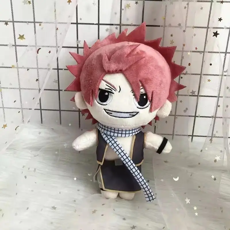 2026 New hot item 20cm Anime Fairy Tail Etherious Natsu Dragneel Plush Toy Soft Stuffed Cartoon Doll Gifts For Children