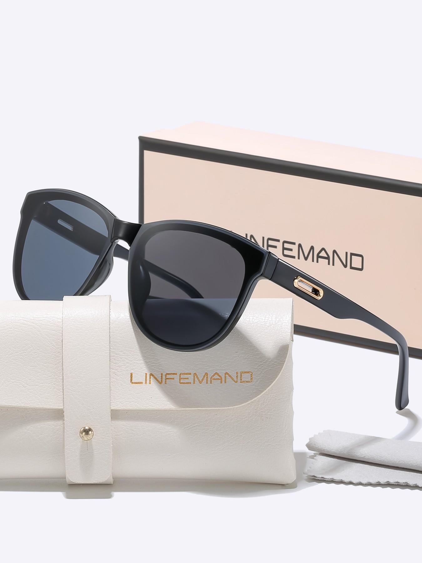 Linfemand Classic Oval Cat Eye Sunglasses Uv400, Modern 