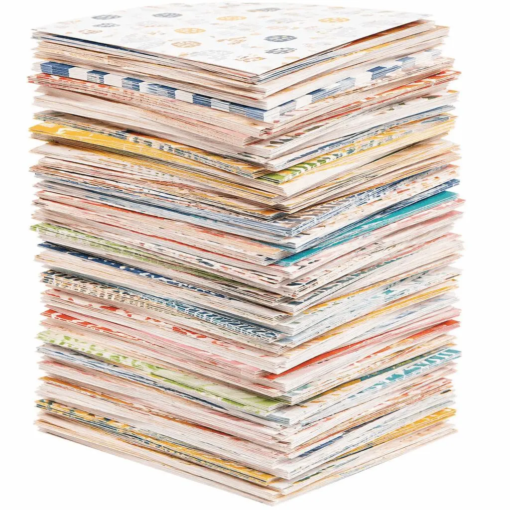 1000-Sheet Cut-Friendly Multi-Functional Creative Multi-Colors Assorted Material Paper, Office Stationery Scrapbook Supplies for DIY Crafters