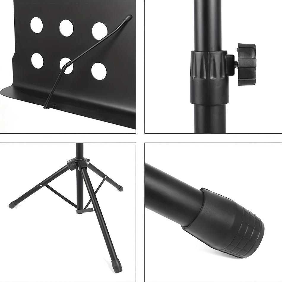 1 piece foldable bold music stand - portable music stand, universal for home/piano shop/performance, stable load-bearing music stand, stage performance, home practice