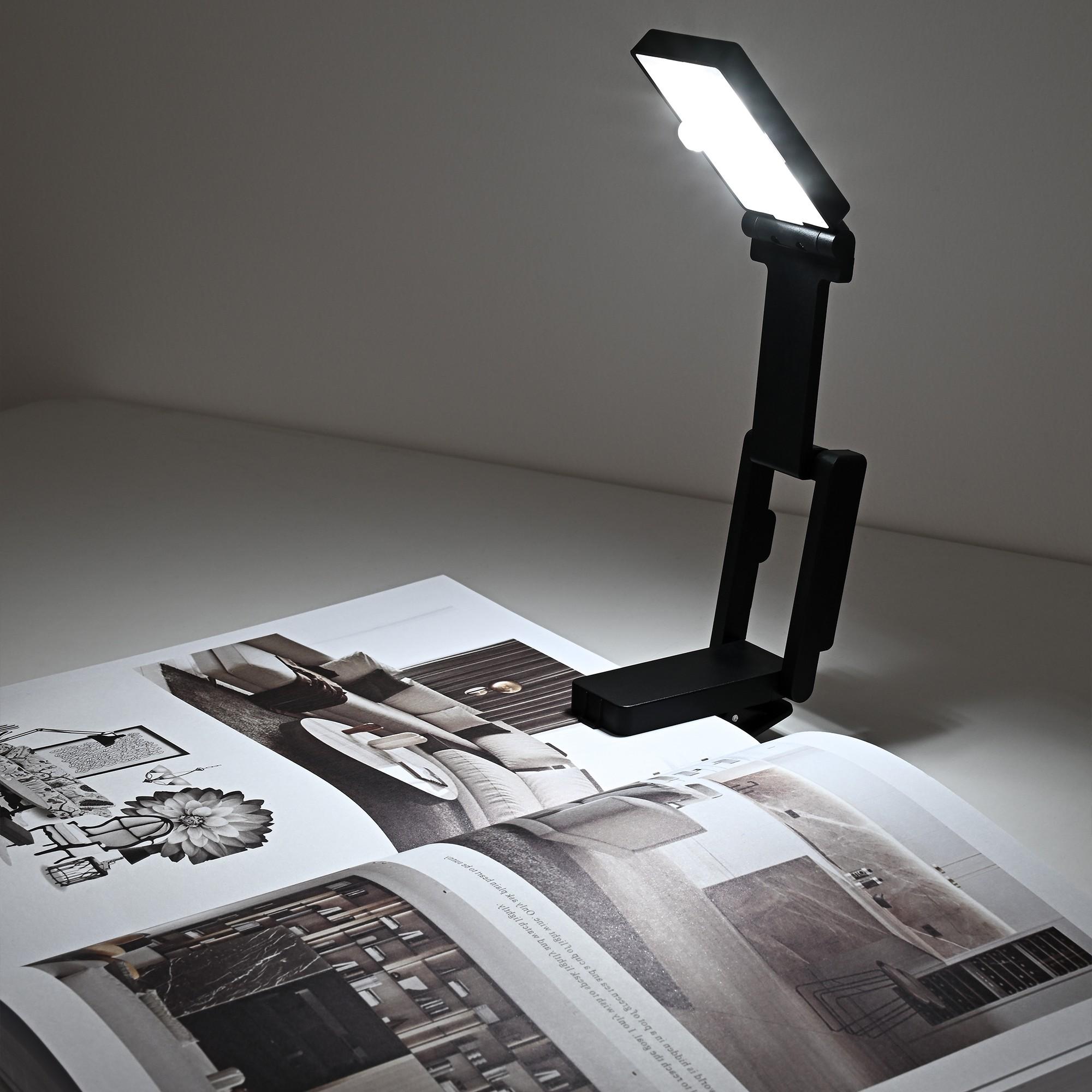 USB multifunctional intelligent reading light, portable reading light, clip on reading light, bedside reading eye protection light, three color temperature, flexible design, rechargeable, long-lasting battery life, suitable for outdoor use