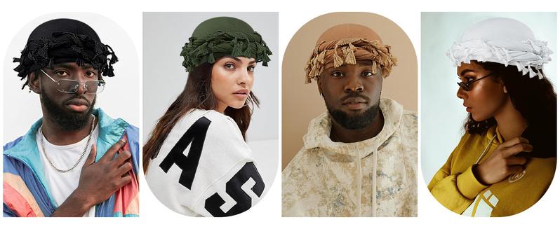 Turban for Men- Satin-Lined Durag Head Wrap for Fashion & Comfort - Multipurpose Head Scarf Head Warp for Men and Women