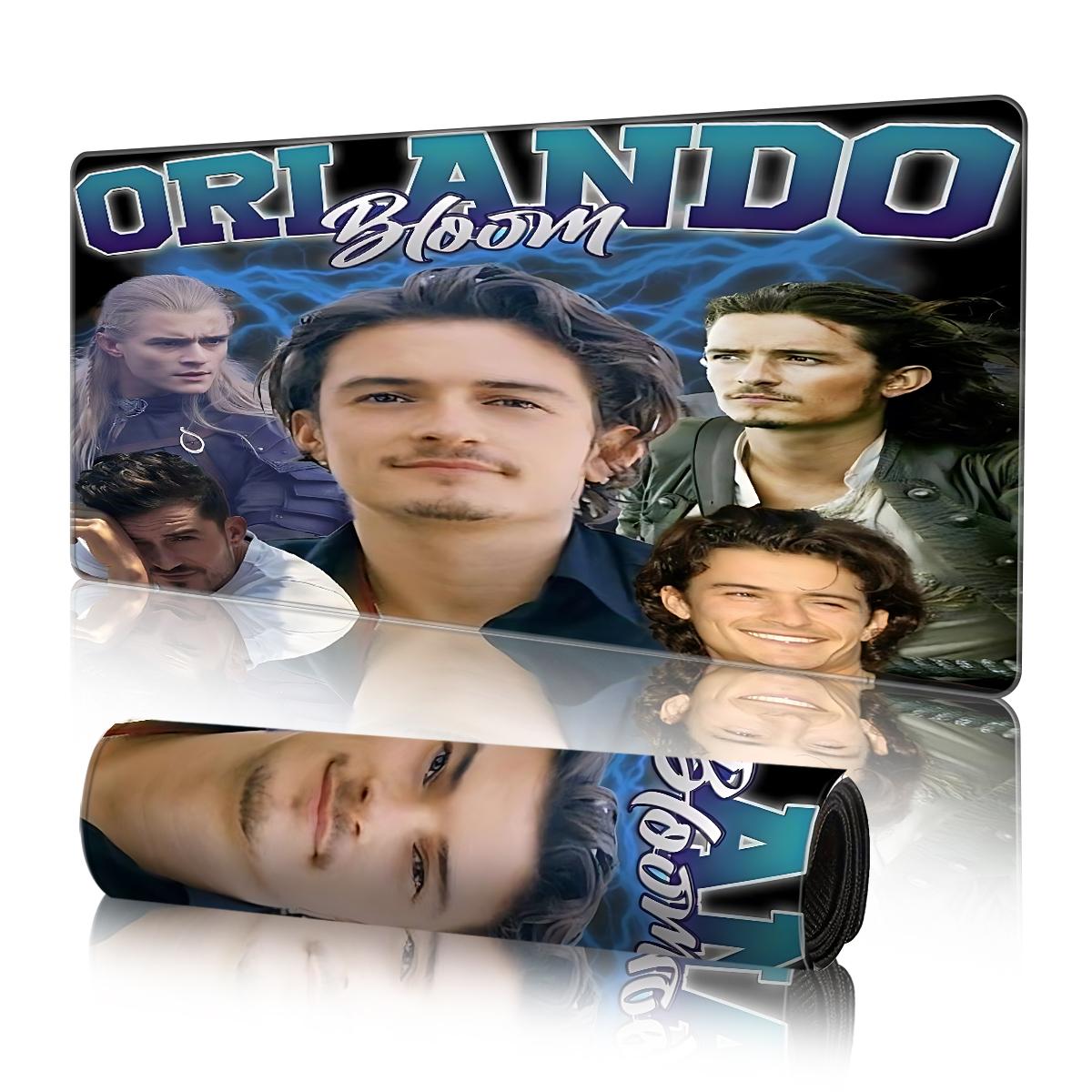 Orlando Bloom inspiration  Mouse Pad for PC, Office, Esports - Heavy Duty Desk Pad, Office Accessories, Modern Aesthetics, Durable Surface, Precise Control, Suitable for Office Workers.