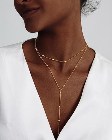 Diamond Pendant Gold Necklace for Women Dainty 18k Gold Plated Choker Necklaces Simple Gold Jewelry Gifts for Women Girls