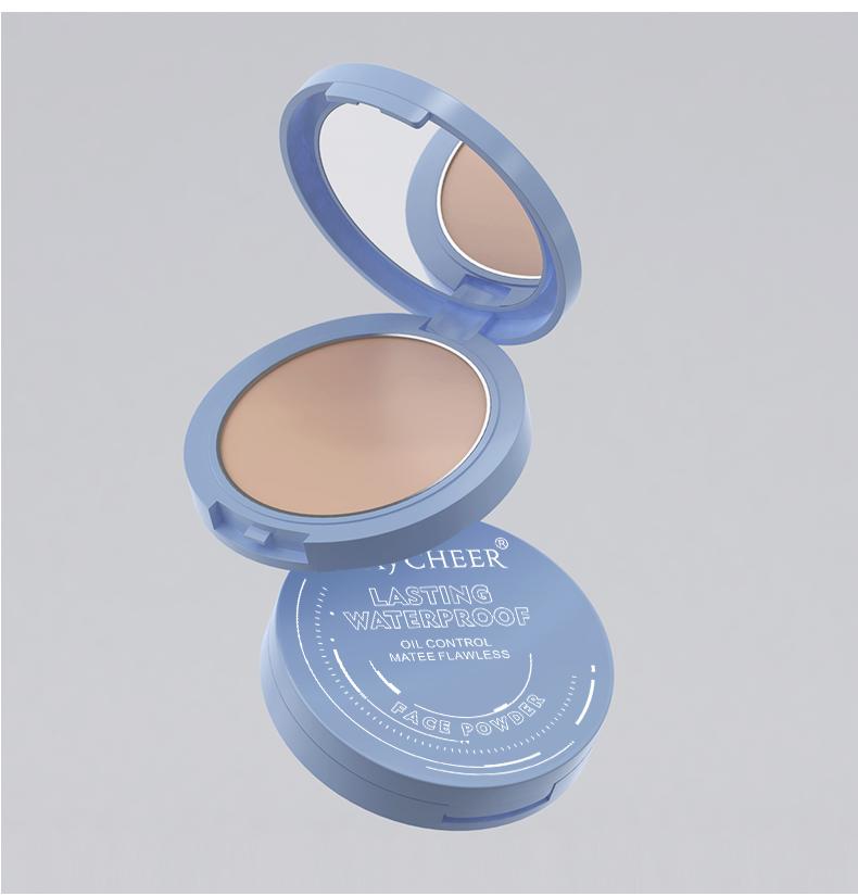 Matte Finish Beauty Powder, Waterproof Sweat-Proof 24h Hold, Concealer Natural Oil-Control Setting Powder, Perfect for Summer Swimming