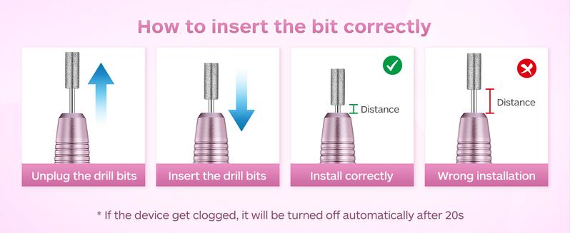 COSLUS Cordless Nail Drill Electric File: Professional for Acrylic Gel Dip Powder Nails Portable Nail Drill Machine Kit for Manicure Pedicure Nail Set with Everything Rechargeable Lightweight