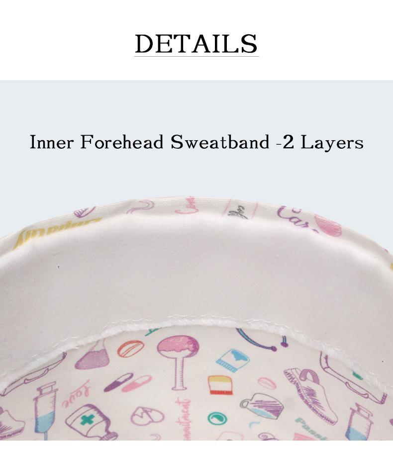 Men's 2026 100% Thick Cotton High-Quality Scrub Caps - One Size Medical Hats for Vet Professionals, Model 1160