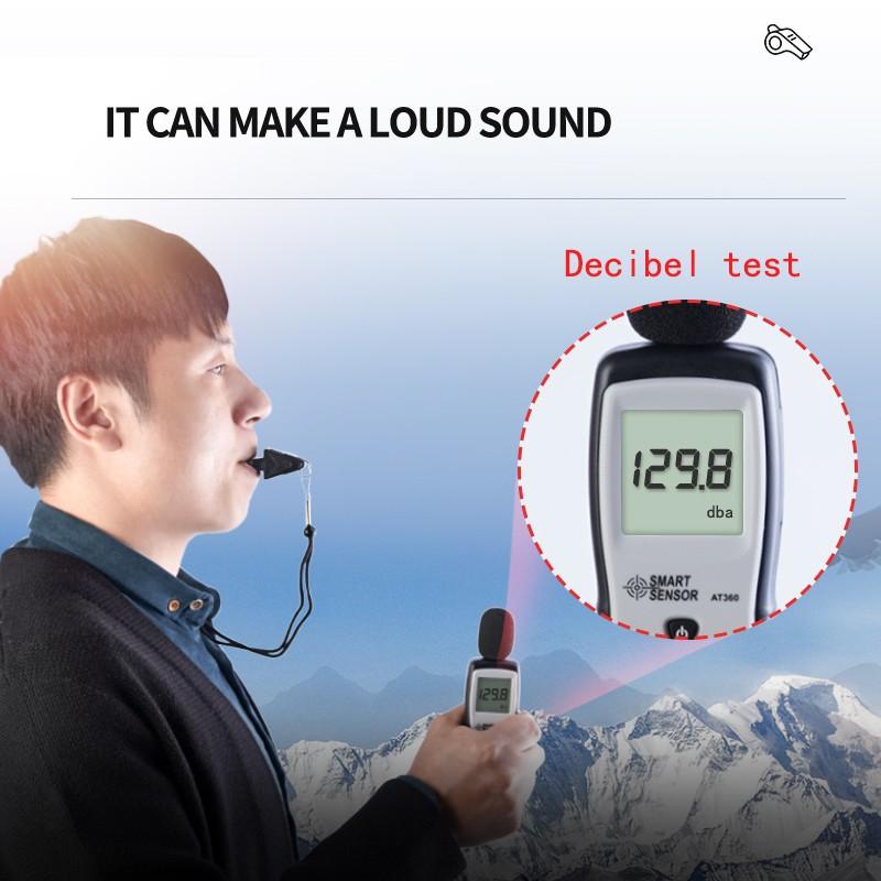 Portable Whistle with Lanyard, 1 Count Professional Training Whistle, Emergency Whistle, Outdoor Sports Whistle for Coach, Referee and Official