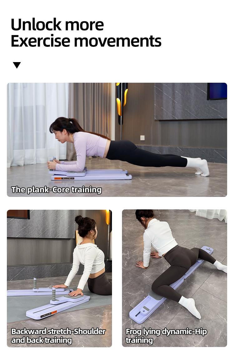 IPO Core Workout Equipment Multifunctional Split Abdominal Board for Pilates Arm Strength Training Home Exercise Tummy & Bicep Trainer Push Up Stand festival gift