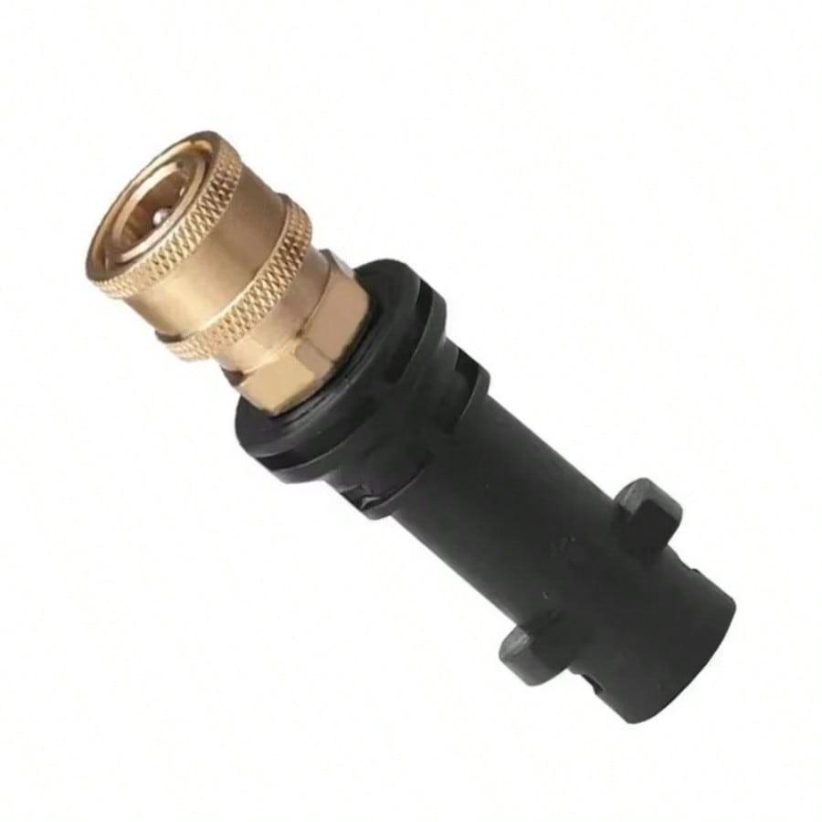 Fits Karcher K2-K7 Pressure Washer Adapter Set with 5 Color Nozzles & Foam Cannon - Quick Connect Kit