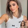 12 Inch Short Straight Wigs for Women, Gorgeous Fluffy Fashion Wigs without Bangs, Synthetic Lace Front Wigs for Party, Daily Use, Bob Cut Wig, Bob Hair Wig, Synthetic Material Wigs