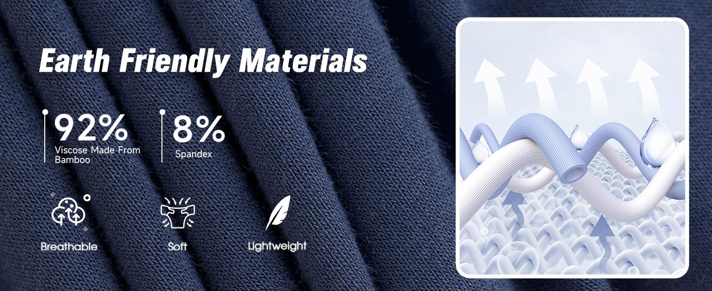 BAMBOO COOL Men's Underwear Boxer Briefs 7-Pack Beige Elastic Waistband 3D U-Pouch No Ride-Up Four-Way Stretch for Big & Tall Men Fathersdaygift Menswear SpringStatements