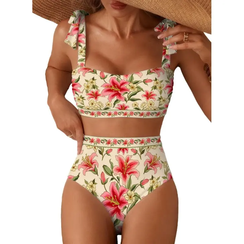 Multicolor Floral Beige