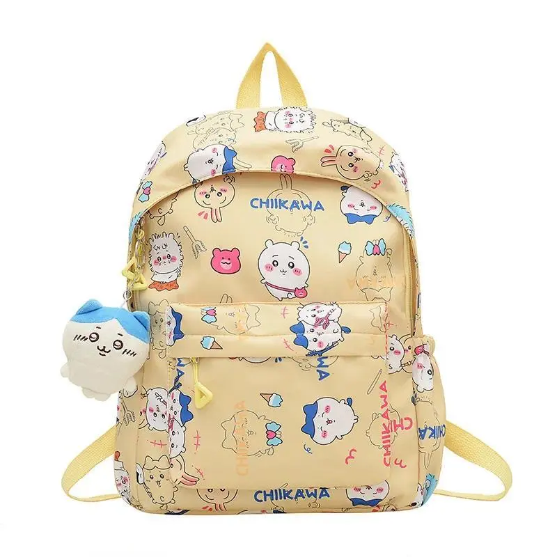 Cartoon Chiikawa Girls Portable Student Leisure School Bag Large Capacity Kawaii Cartoon New Cute Student Backpack Storage Bag