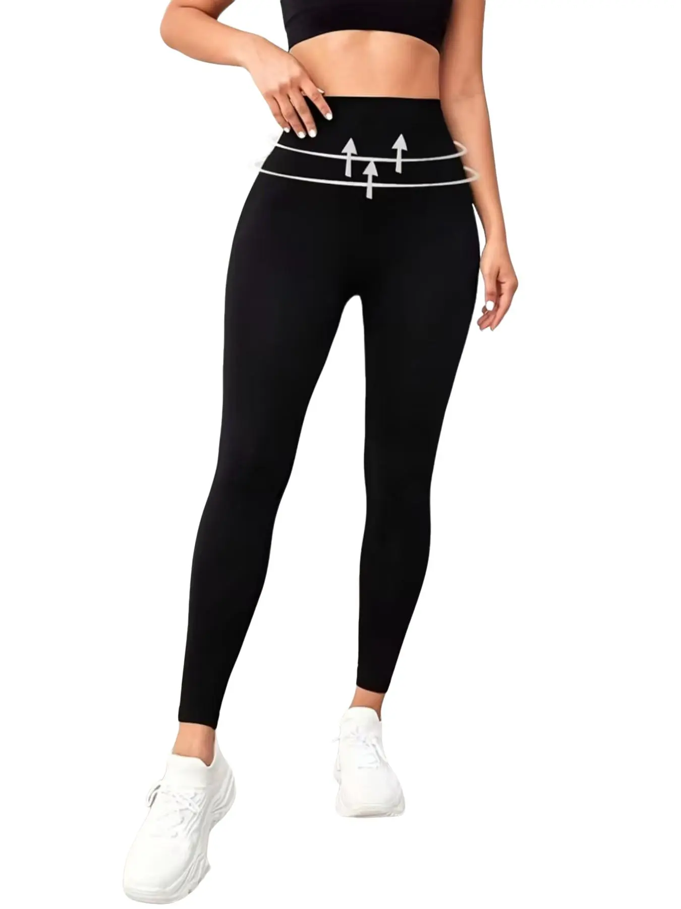 Women's High Waist Tummy Control Workout Pants, Breathable Four-Way Stretch, All-Season Fitness Casual Leggings, Tight Fitting Pants, High Waist Activewear, Activewear Bottoms