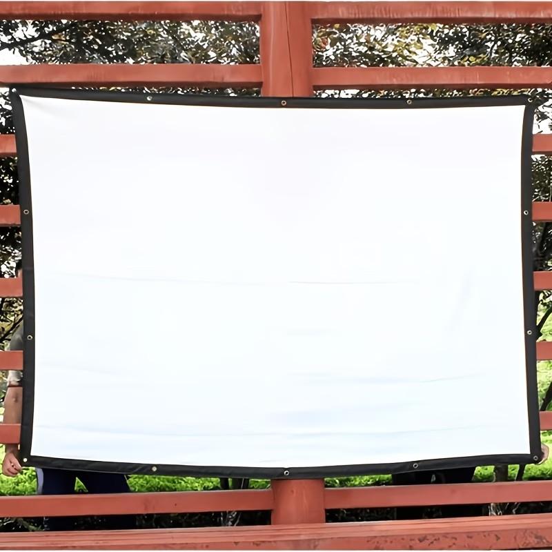 This 2K ultra-high-definition foldable projection screen is wall-mountable, washable, wrinkle-resistant, requires no power supply, and is made of plastic. It is an ideal choice for home theaters and office projection.