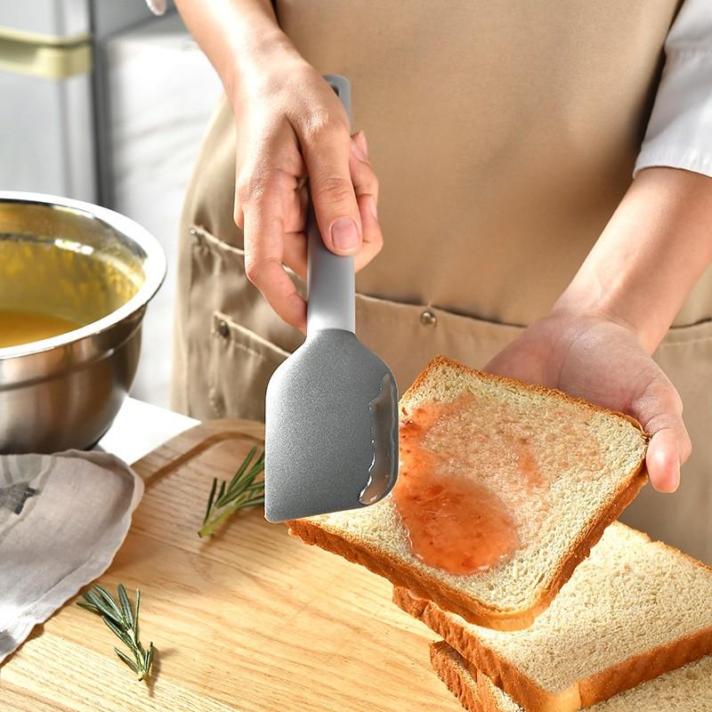 New Color Block Silicone Spatula, Butter Scrape Tool, Cake Smear Knife, Cream Scraper, Kitchen Baking Tools, Essential Bakery Equipment