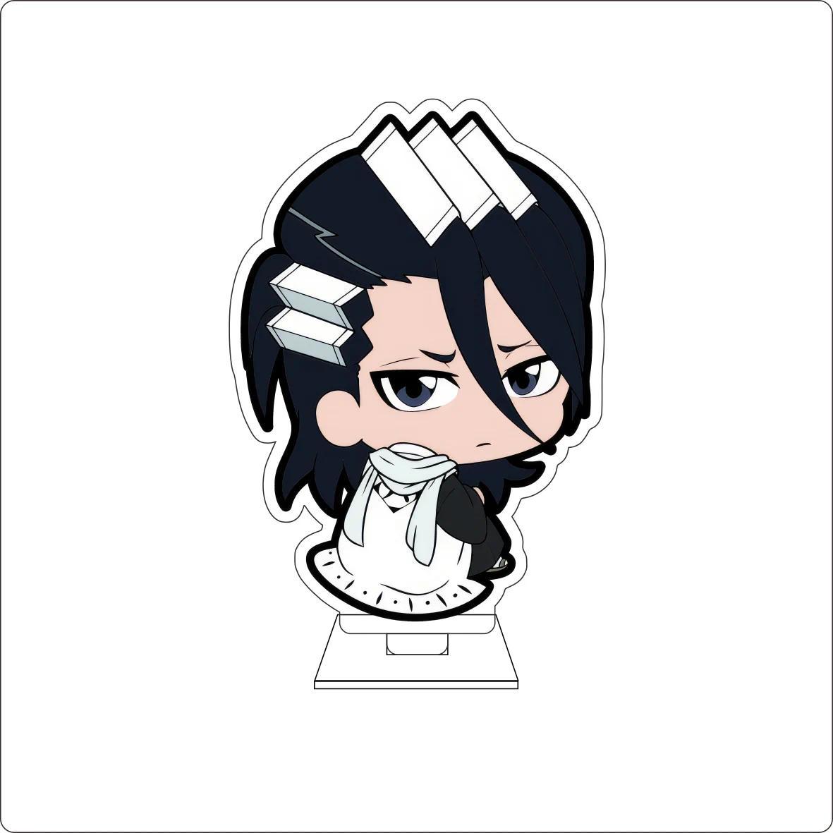2026 New hot item 10CM Anime BLEACH Cosplay Cute Acrylic Figure Stand Plate Urahara Kisuke Inoue Orihime Kurosaki Ichigo Ornaments Gifts