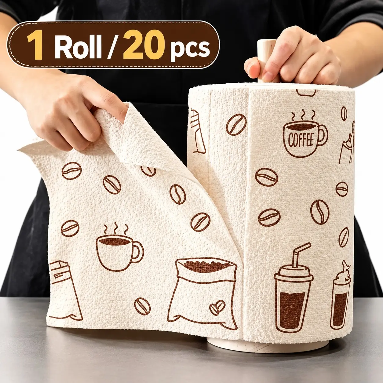 20pcs Reusable Microfiber Cleaning Cloths, Super Absorbent, Multipurpose Rags for Home, Kitchen, Bathroom, Office