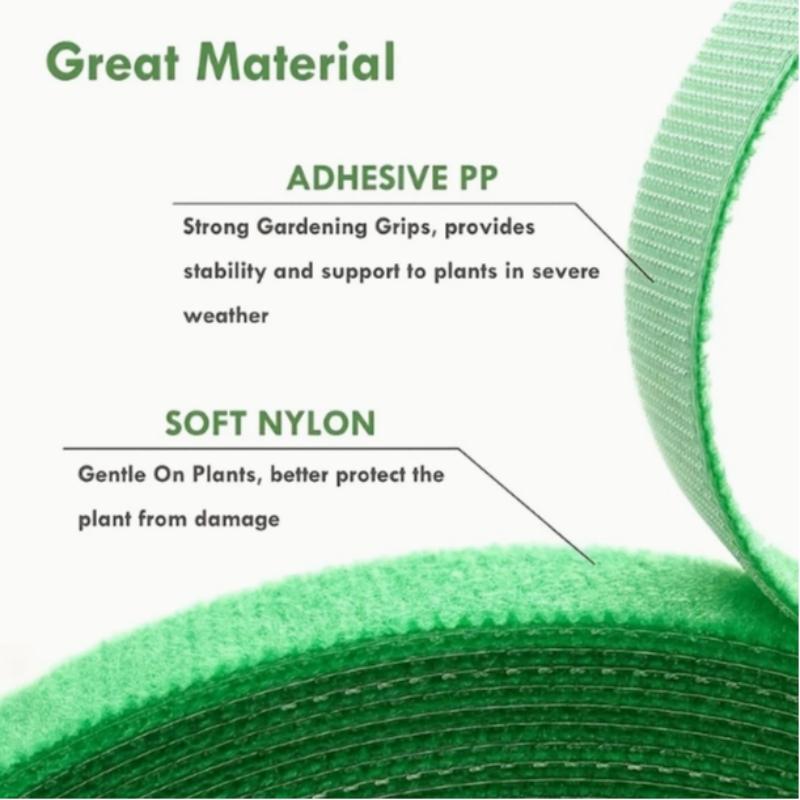 3 Rolls Soft Garden Plant Tape, 1m Flexible Twist Tie, Ideal for Tomato Plants, Perfect for Gardening, Home, Office Use
