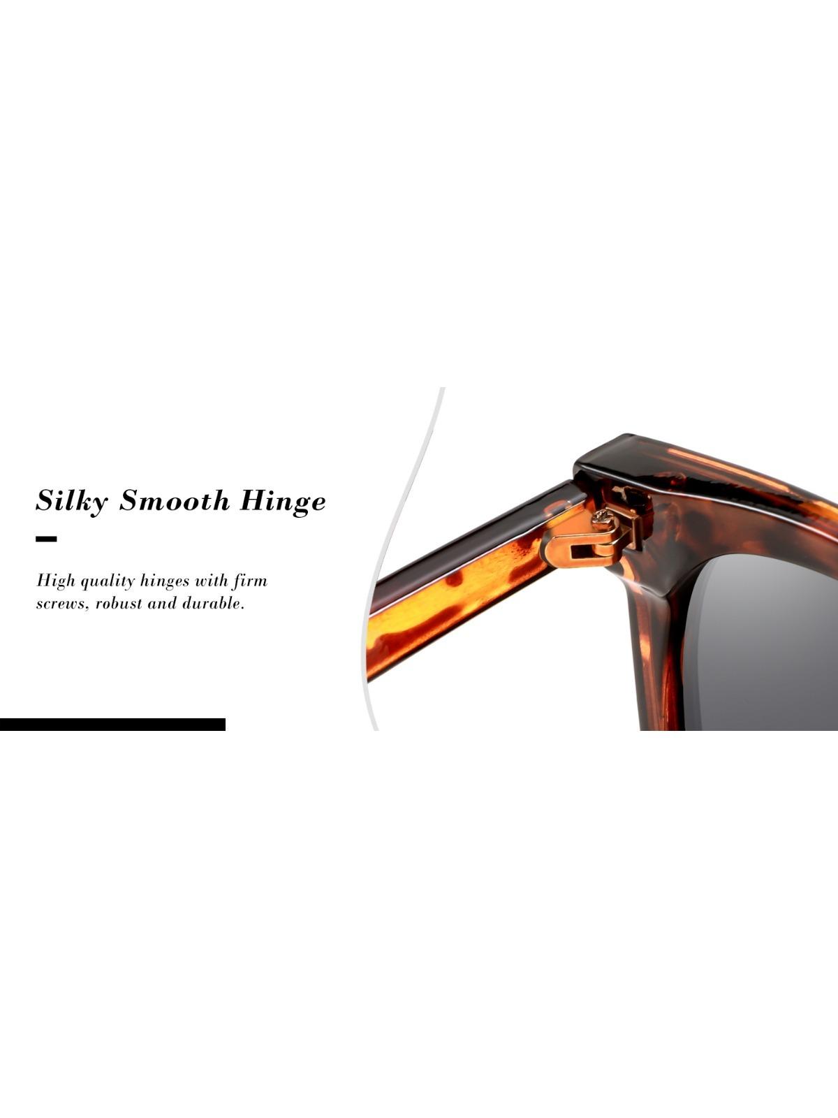 Retro Square Polarized Sunglasses Women Men Vintage Minimalist Shades B2600 Retro Square Polarized Sunglasses Women Men Oversized  main image 4