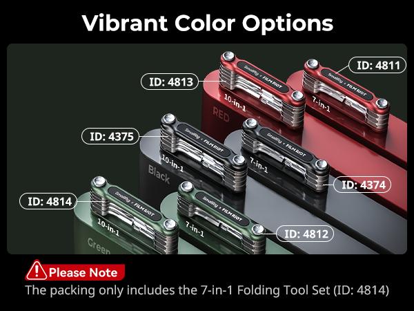 SmallRig x FILM RIOT Folding Tool Set with Screwdrivers and Hex Key Wrenches, Multiple Angle Positioning, Portable and Compact Design SmallRig x FILM RIOT Folding Tool Set with Screwdrivers and Hex Key Wrenches, Multiple Angle Positioning, Portable and Compact Design