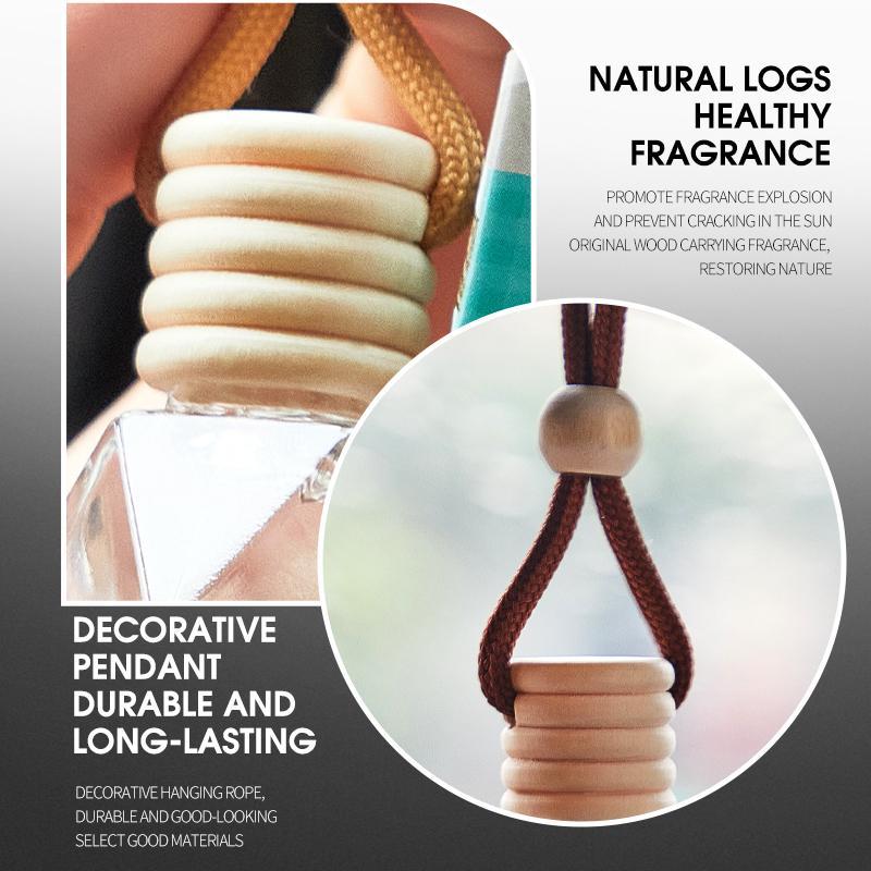 Car Air Freshener, Car Hanging Aromatherapy Diffuser, Reusable Car Fragrance Diffuser, Car Interior Accessories for Car, Wardrobe and Bathroom