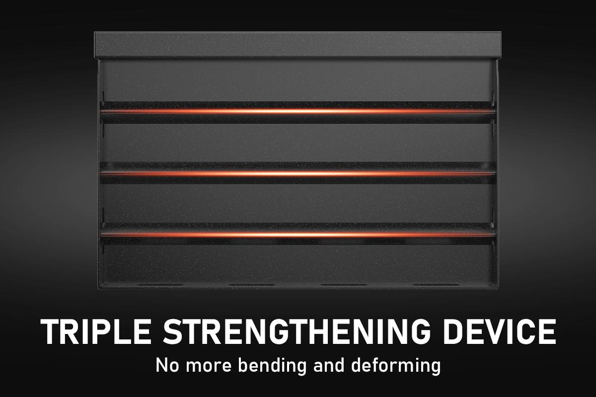 25" x 16" Metal Griddle for Gas & Charcoal Grills – Universal Flat Top with Grease Groove, Reinforced Ridges & High Sidewalls, Perfect for Healthy Cooking, Parties & Camping