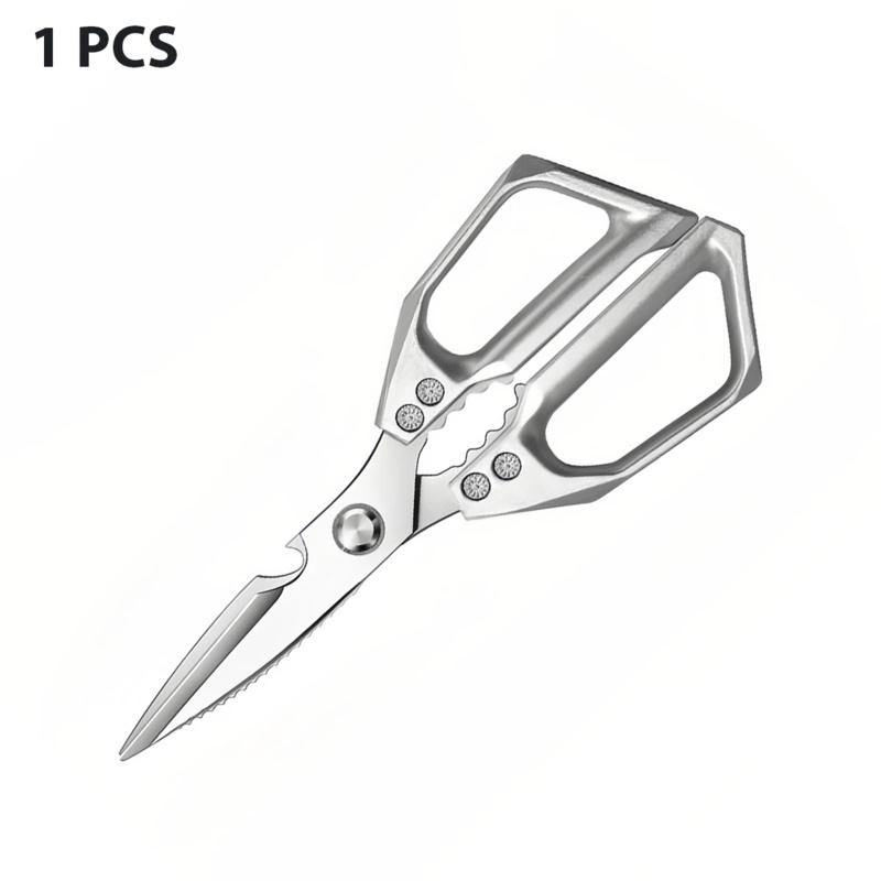 1/2 piece set of multifunctional stainless steel kitchen scissors, which can easily cut vegetables, meat, and fish, is a practical and durable kitchen essential tool