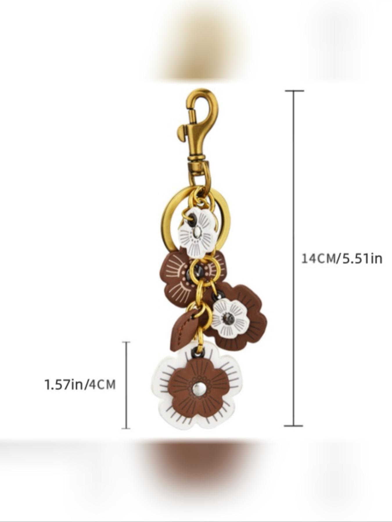 New Zeus Bag Extension Chain, Shoulder Bag Extender Flower Chains Accessory Keychain, Charms For Bags, Casual Style All Seasons