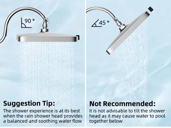 Hibbent 5-spray Dual Filtered Rainfall Shower Head Combo, High Pressure 13'' Showerhead with 10 Spray Mode Handheld, Easy Reach 4-way Diverter Shower Arm with Pause Mode, 71'' Hose and Holder, Chrome