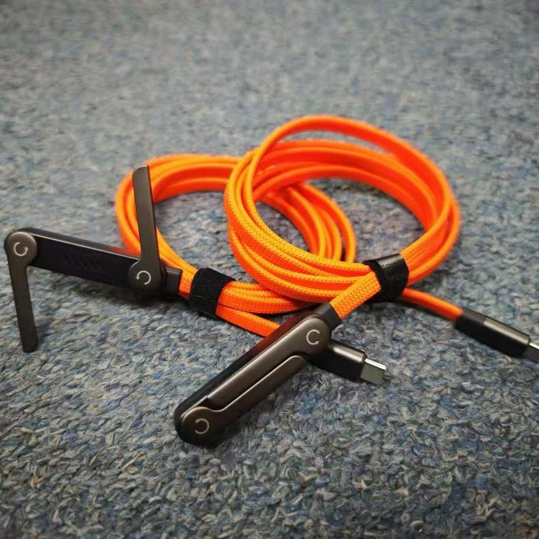 240w Gaming Mobile Phone Charging Cable, Compatible with Apple iPhone & Huawei, Fast Charge Data Line, Dual-Function Charger, Electronic Cellphone