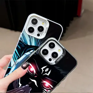 Cool Anime White Hair Sensei Phone Case – Shockproof Soft TPU Cover for iPhone 17 16 15 14 13 12 11 All Series