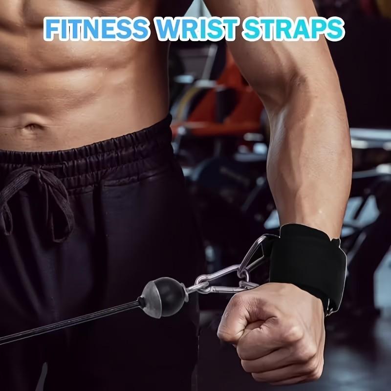 Adjustable Fitness Wrist Straps, Non-Slip Design, Suitable for Cable Machines, Weightlifting, Home Gym, Strength Training Accessories