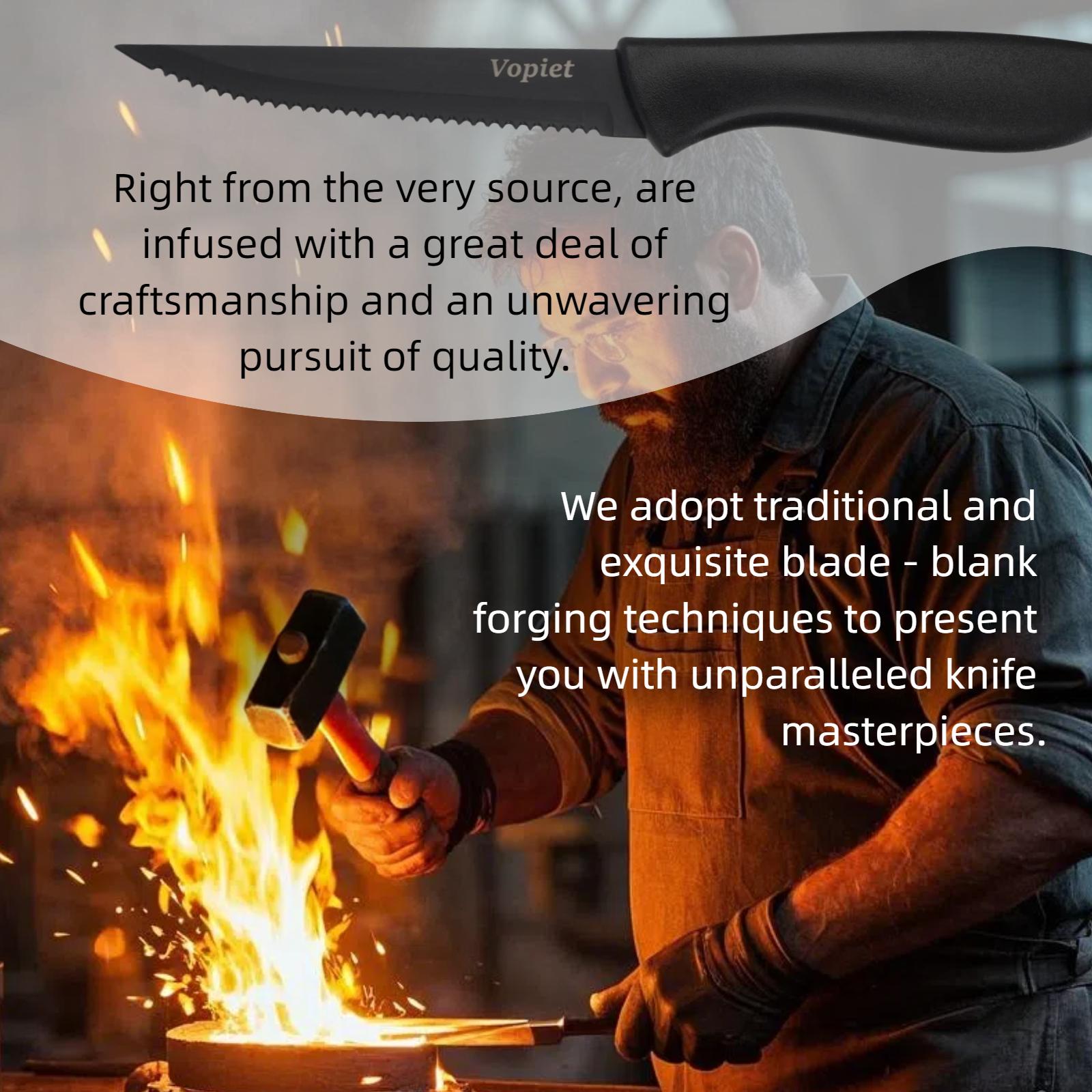 15 Pieces, Knife Set, Plastic Handle, Plastic Storage Holder,  Scissors, with Sharpener, Meat and Vegetable Cutter, Steak Cutter, Washable, Gift Set Utensils Modern Kitchen Container