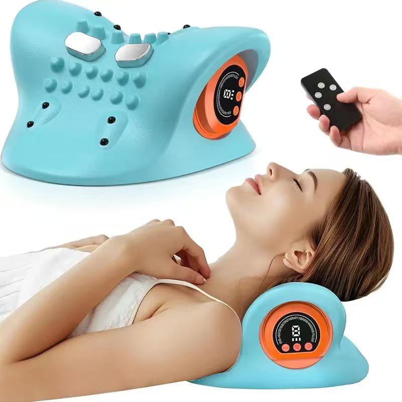 vibrating neck and shoulder massager Review Comfier Vibration Massage Seat Cushion with Heat - 10 Vibration  Motors, 3 Heating Pad, Back M