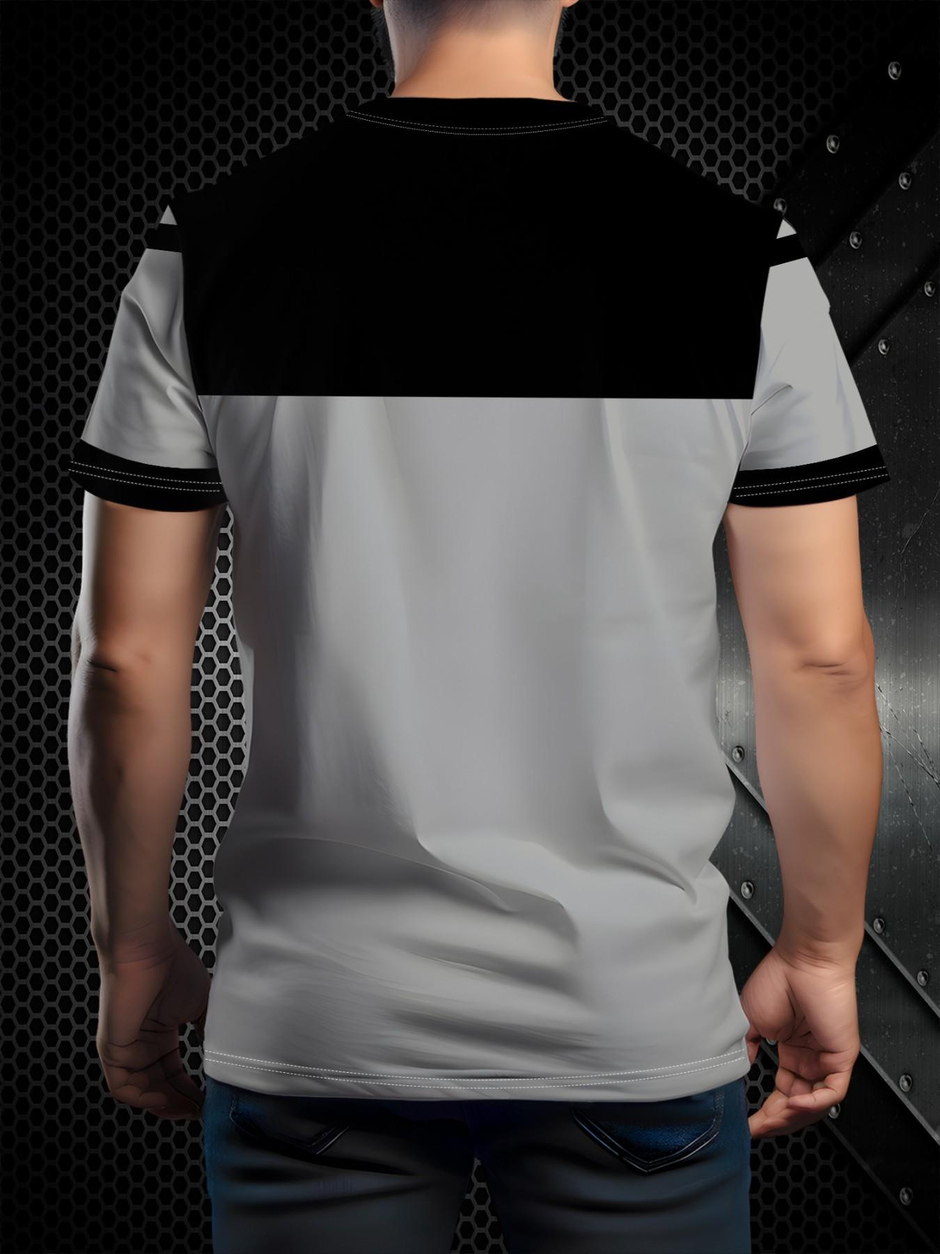 Colorblock Summer Couple Sports Baseball Jacket, Loose Oversize Drop Shoulder Short Sleeve, All over Print, Casual Street Style, Breathable Fabric