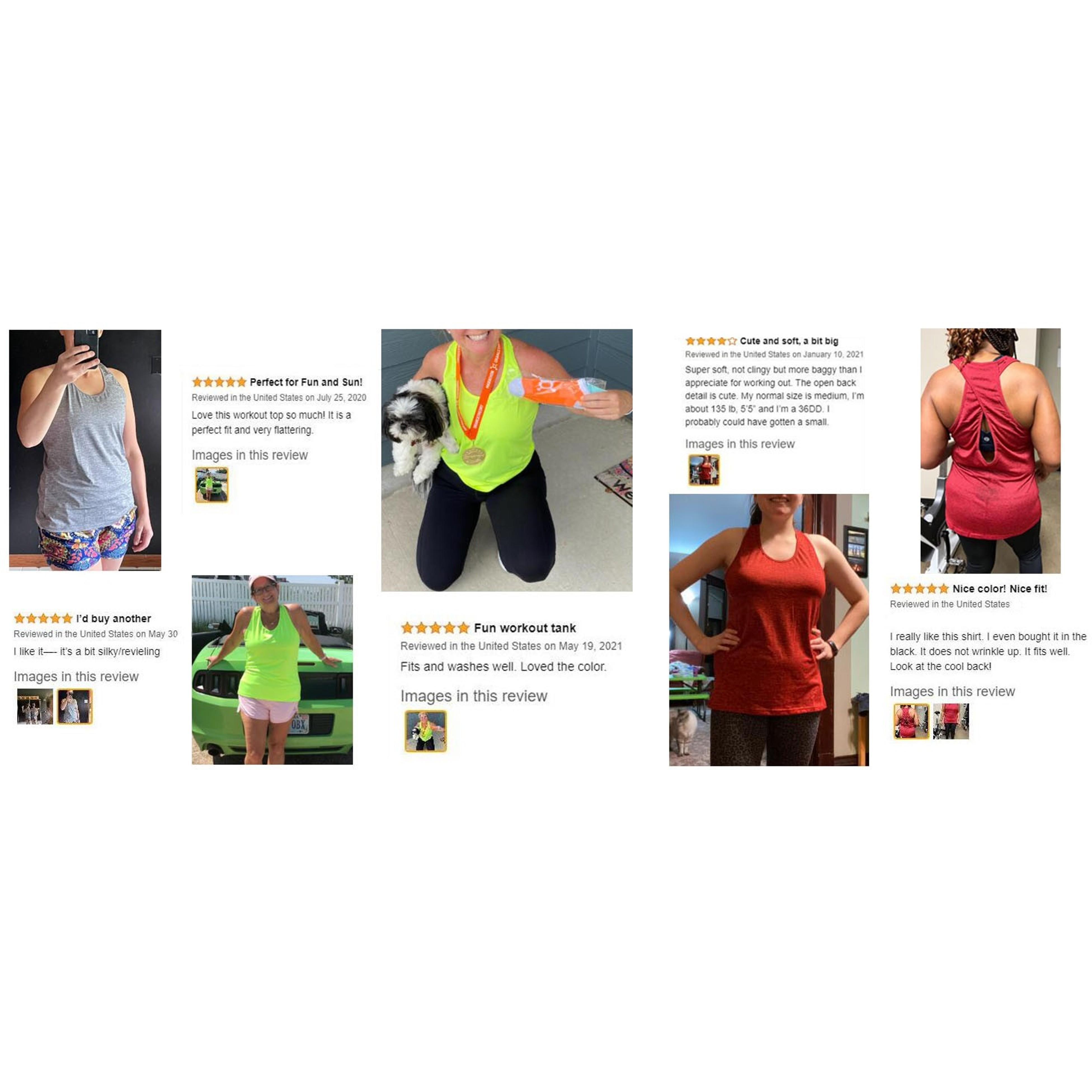 Women's Cross Backless Workout Racerback Tank Top Open Back Running Muscle Yoga ShirtGift
