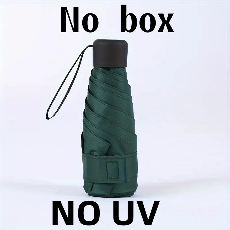 Small parasols umbrella portable pocket umbrella travel portable compact umbrella mini paraguas Very lightweight, suitable for outdoor travel to block sunlight (suitable for one person)