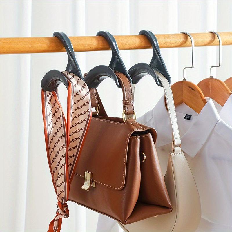 5 bags, exclusive hangers to prevent bag deformation hooks, Japanese style bedroom wardrobes, backpacks, scarves, multi-purpose arched hangers