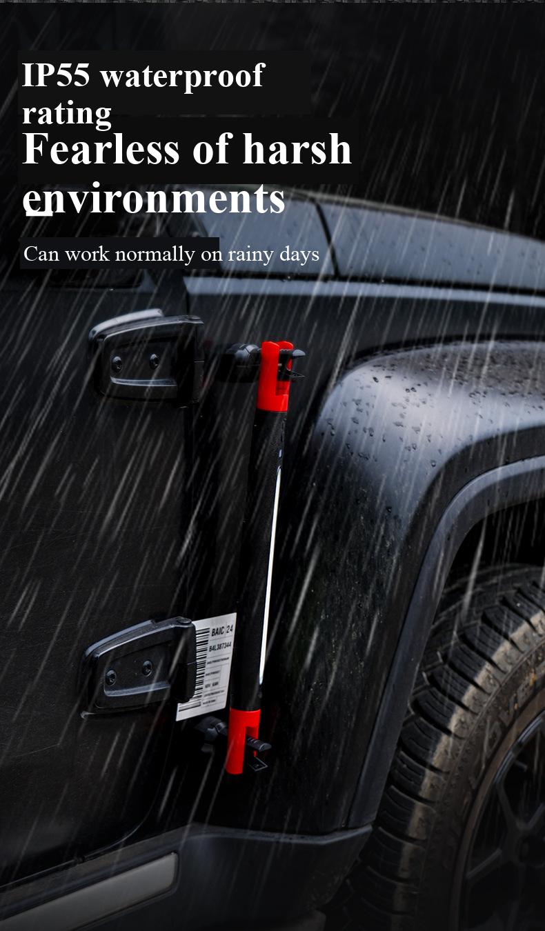 Work Light, 2500LM Bright LED Work Lights, 5200mAh Rechargeable Magnetic Underhood Work Light with Hooks, Cordless Battery Powered Mechanic Light for Car Repairing/Inspection/Garage/Workshop/Emergency Multifunctional Flashlight Portable Flashlight