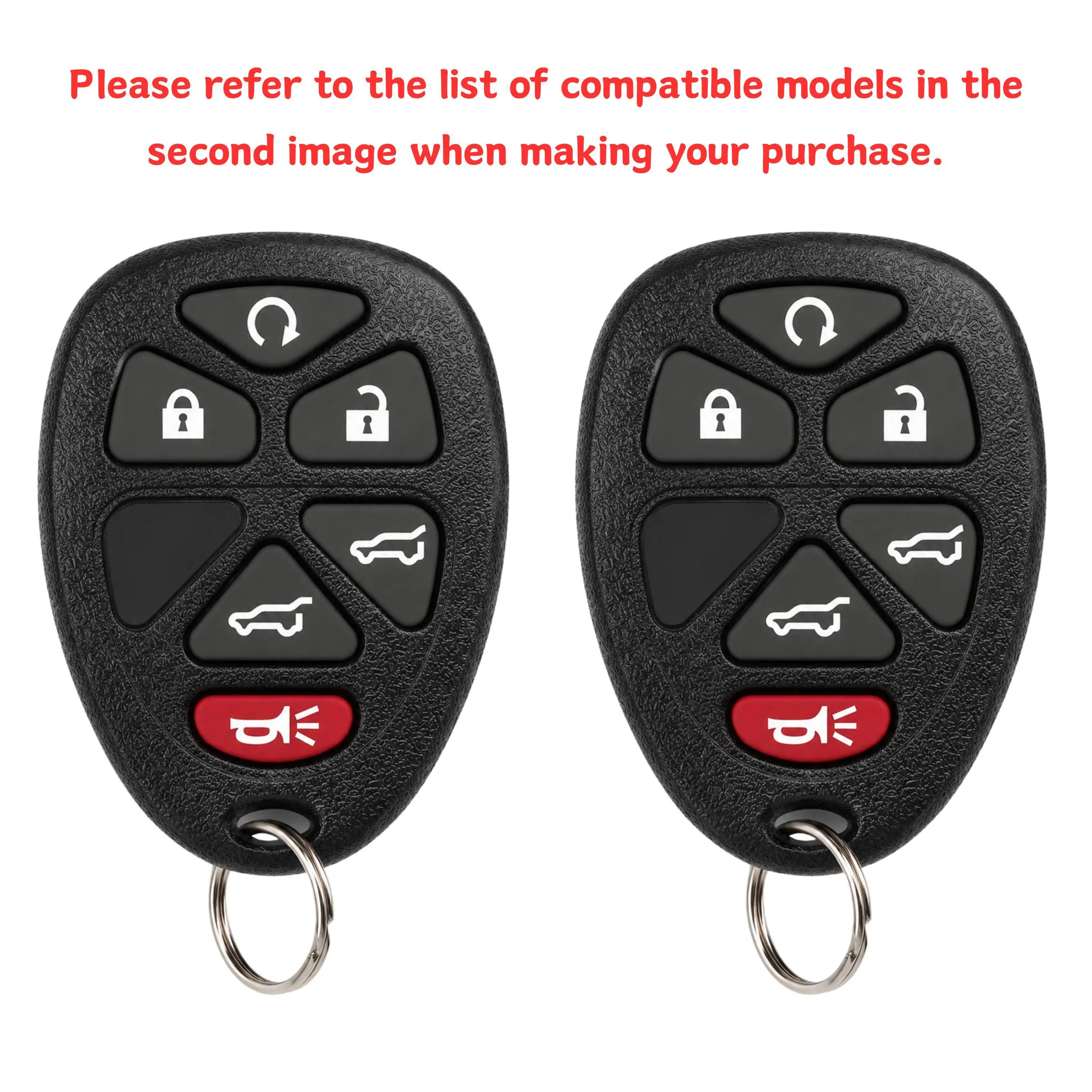 Mechanmagic Key Fob Remote Replacement Fits for Chevy Tahoe Suburban GMC Yukon/Yukon XL Cadillac Escalade ESV/EXT 2007 2008 2009 2010 2011 2012 2013 2014 Keyless Entry Remote Start Control 22951510