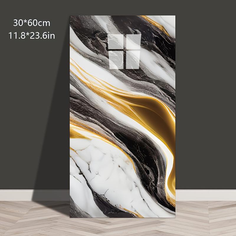 20/40Pcs Large White Marble Tile Wall Stickers, wallpaper, Easy Peel & Stick, Waterproof Self-Adhesive Panels for Kitchen, Living Room, Bathroom, Corridor, Home and Dormitory - 23.62*11.8 inch Smooth Decor