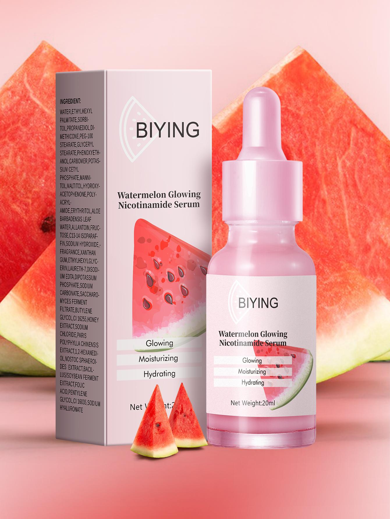 Watermelon Brightening Moisturizing Niacinamide Cream 20ML, Hydrating Skincare, Formula, Daily Use, Face Care